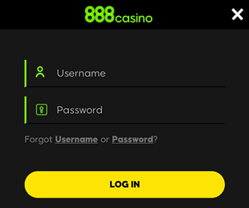 888Casino login