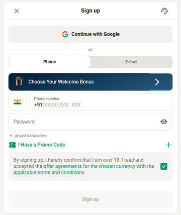 parimatch registration