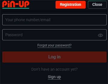 pin up login
